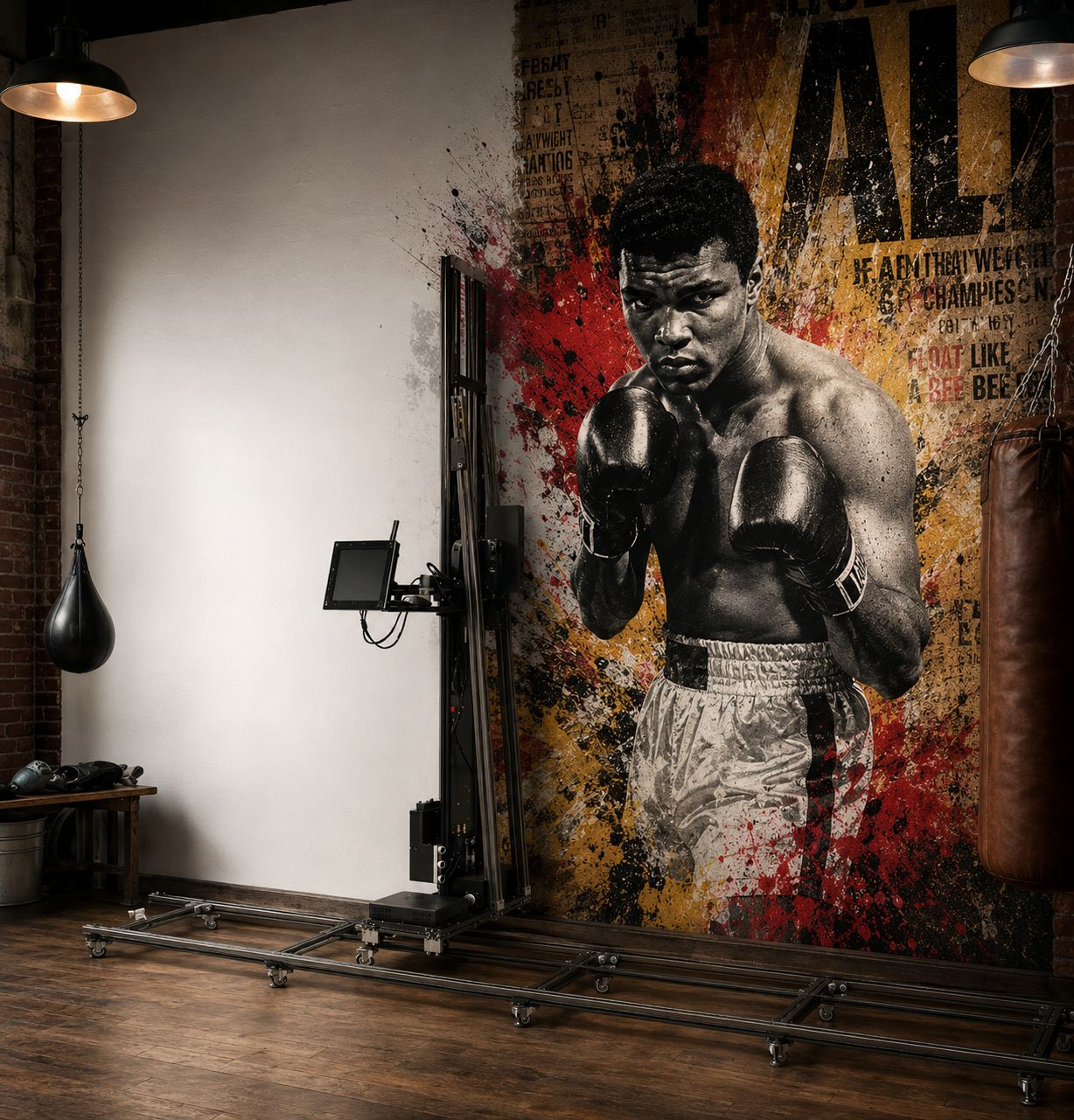 Wall Print Chicago — Gym Mural